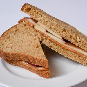 Veg Sandwich with Peanut Butter