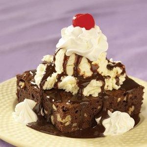 Chocolate Brownie with Ice Cream